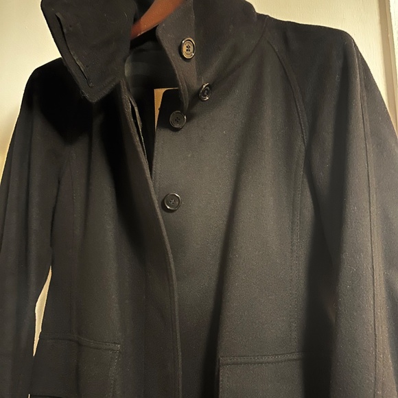 BURBERRY LONDON TAILORED WOOL CASHMERE COAT SIZE 10 - Picture 9 of 9